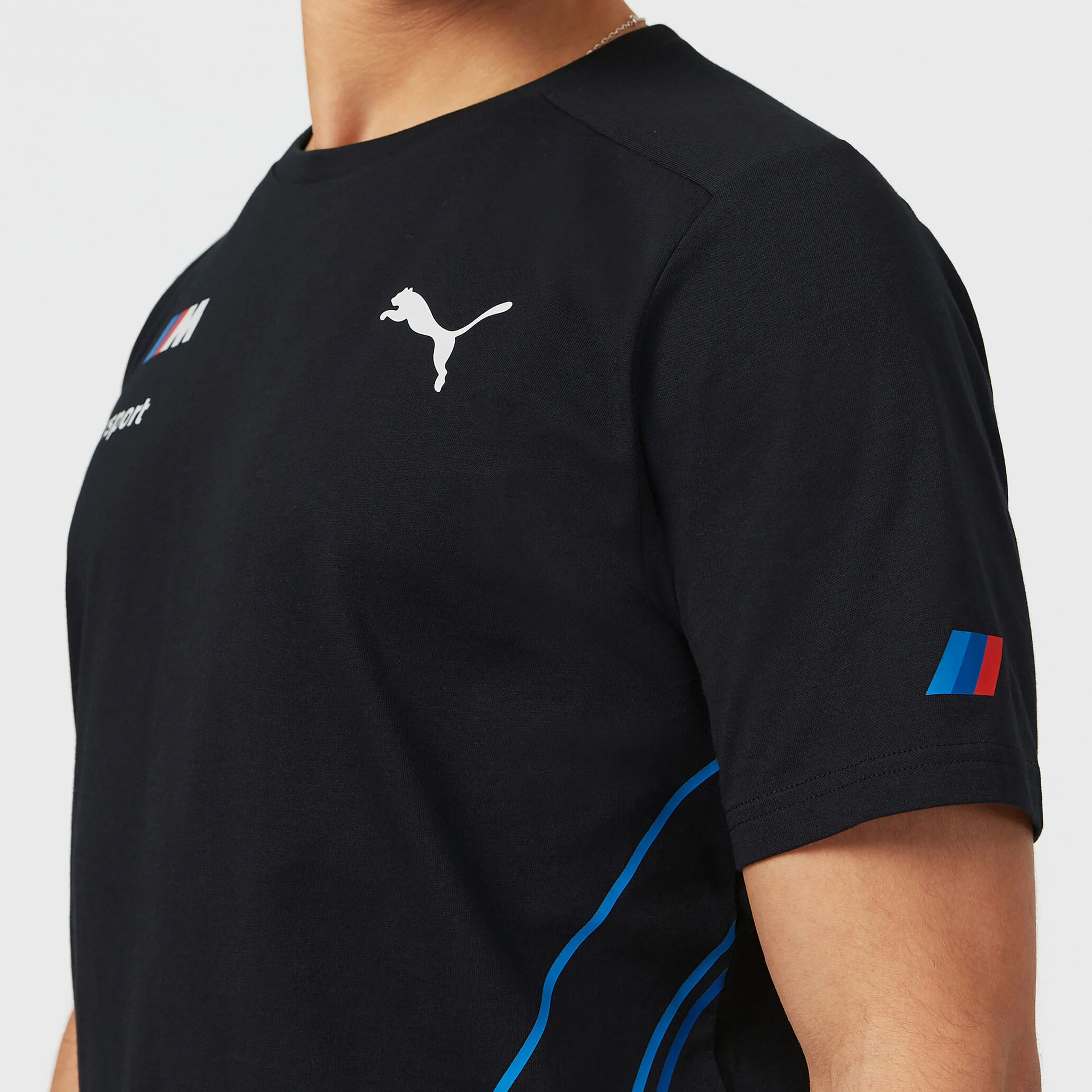 BMW MMS TEAM TEE ANTHRACITE - Imagen 6
