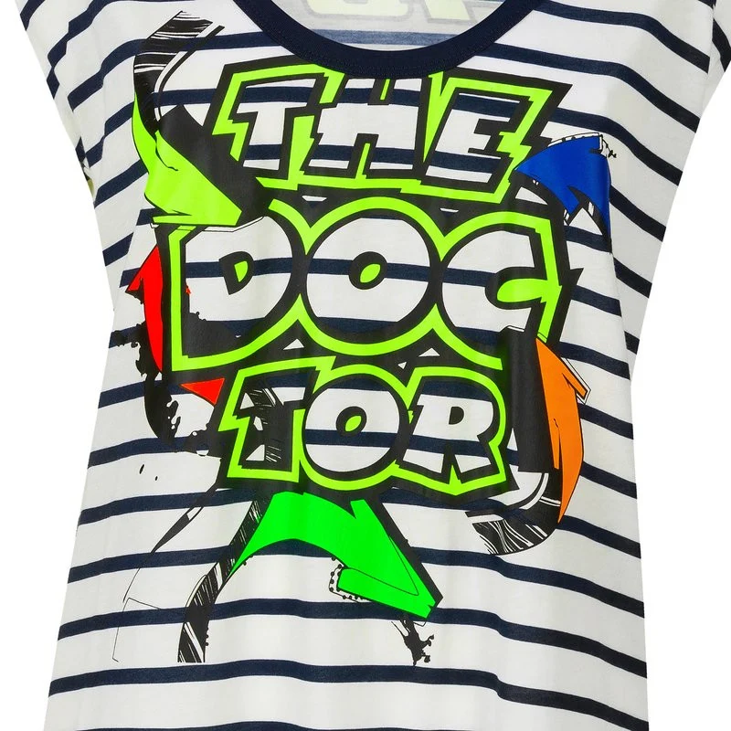 VR46 THE DOCTOR" WOMENS T-SHIRT MULTICOLOR - Imagen 3