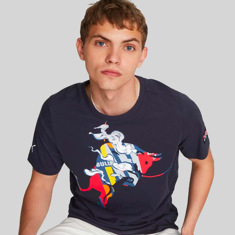 RED BULL RARING DYNAMIC BULL LOGO TEE NIGHT SKY – Gp Store Latam