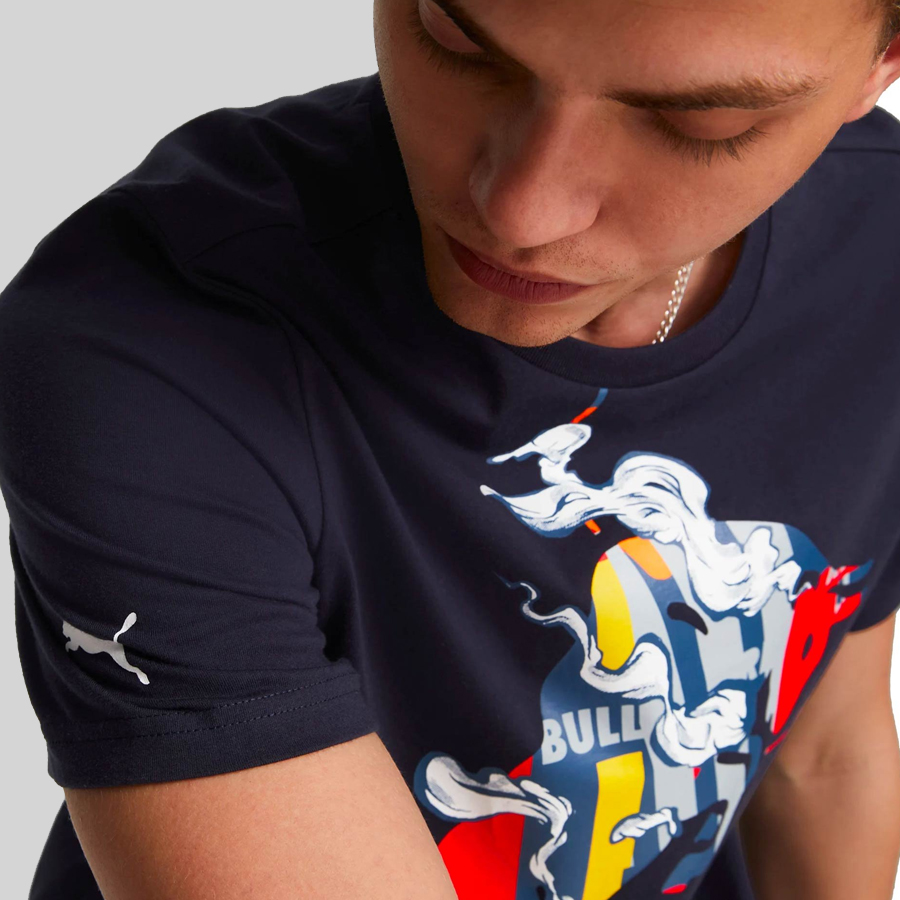 RED BULL RARING DYNAMIC BULL LOGO TEE NIGHT SKY – Gp Store Latam