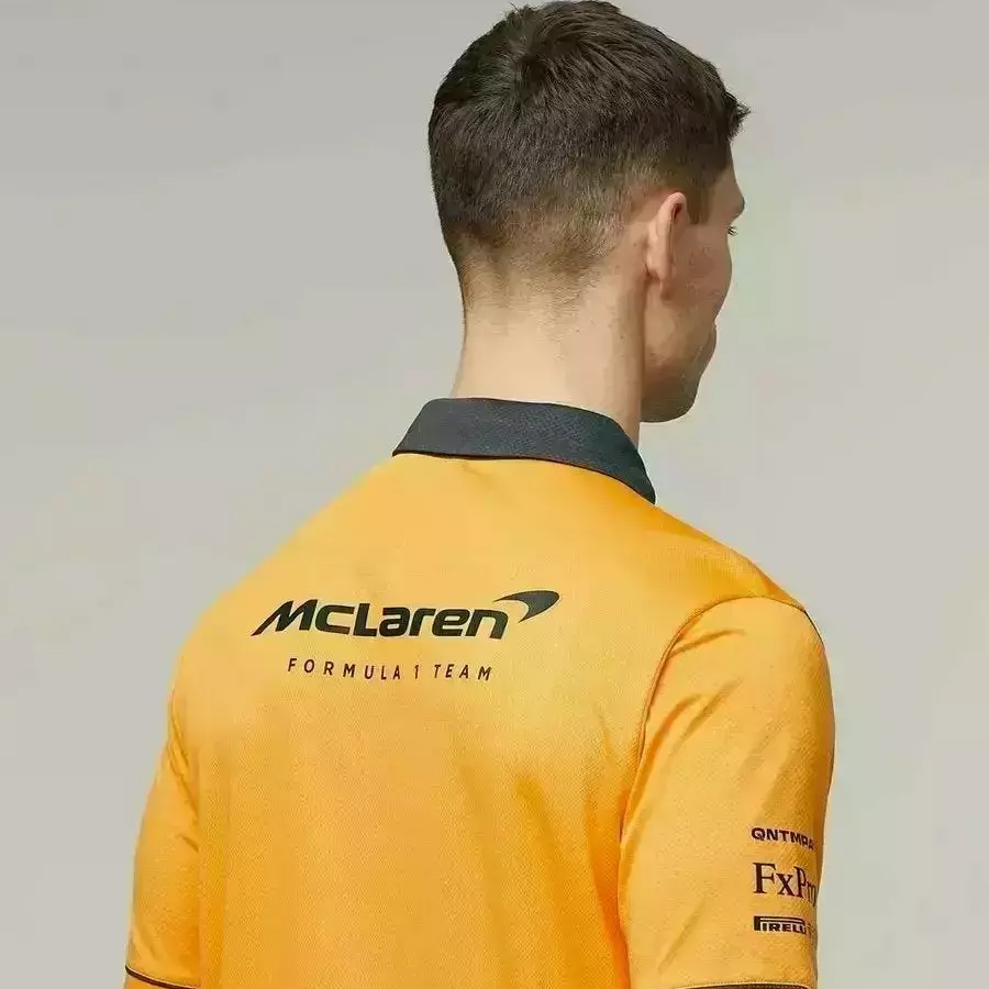 Polo MCLAREN Castore Lando Norris Replica Orange pour homme