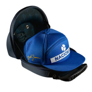 TIENDA-DE-FORMULA-1-MOTORSPORT-MOTO-GP-ASLE10903-BLUE-AYRTON-SENNA-ORIGINAL-NACIONAL-CAP-WITH-BAG