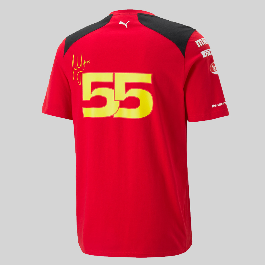 SCUDERIA FERRARI CARLOS SAINZ #55 TEE - Imagen 3