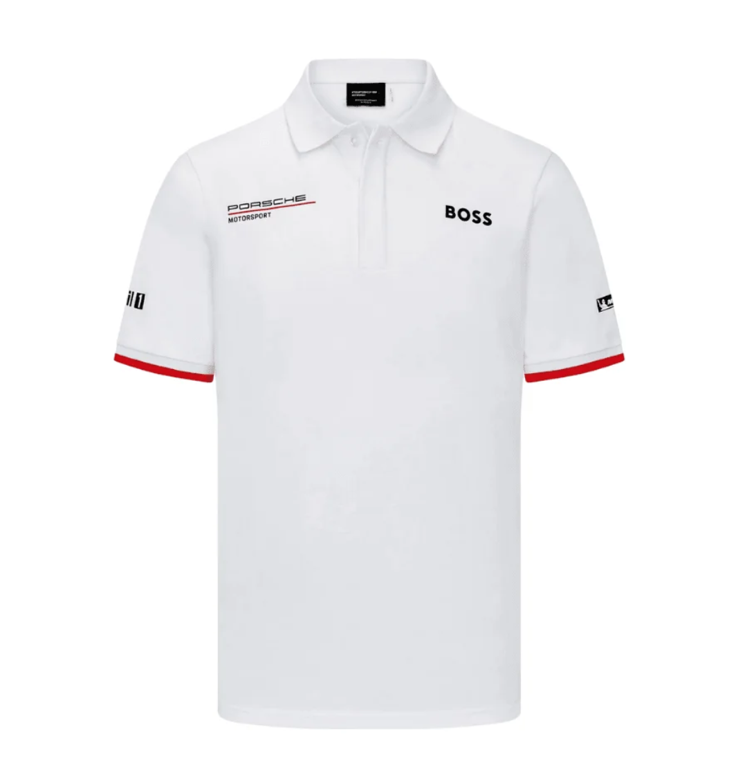 PORSCHE MOTORSPORT TEAM POLO MENS WHITE - Imagen 5