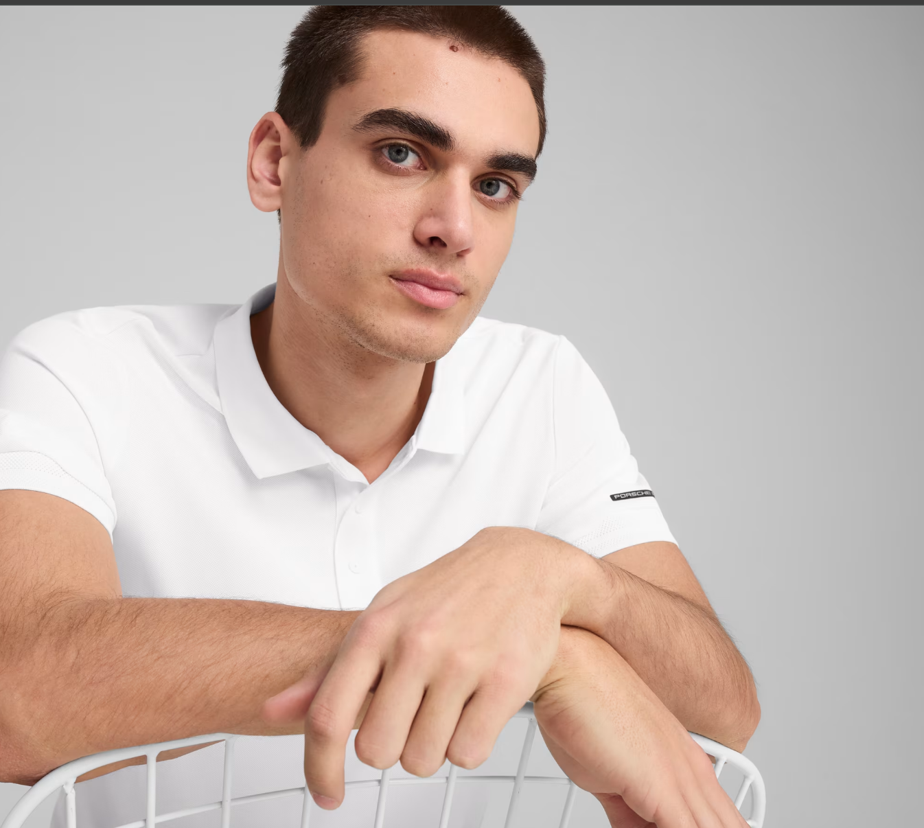 PORSCHE DESIGN POLO MENS WHITE - Imagen 6