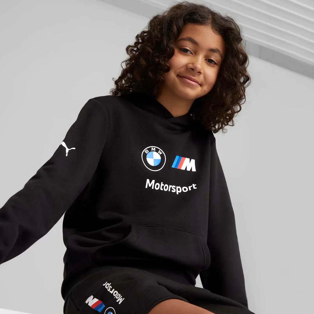 BMW MOTORSPORT KIDS ESSENCIAL HOODIE BLACK – Gp Store Latam