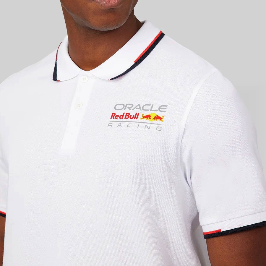 REDBULL RACING FANWEAR UNISEX CORE POLO WHITE – Gp Store Latam