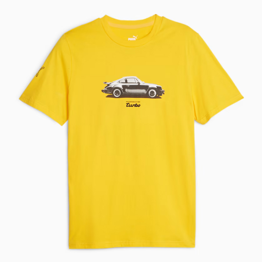 TIENDA-DE-FORMULA-1-621026-06-PORSCHE-LEGACY-GRAPHIC-TEE-YELLOW