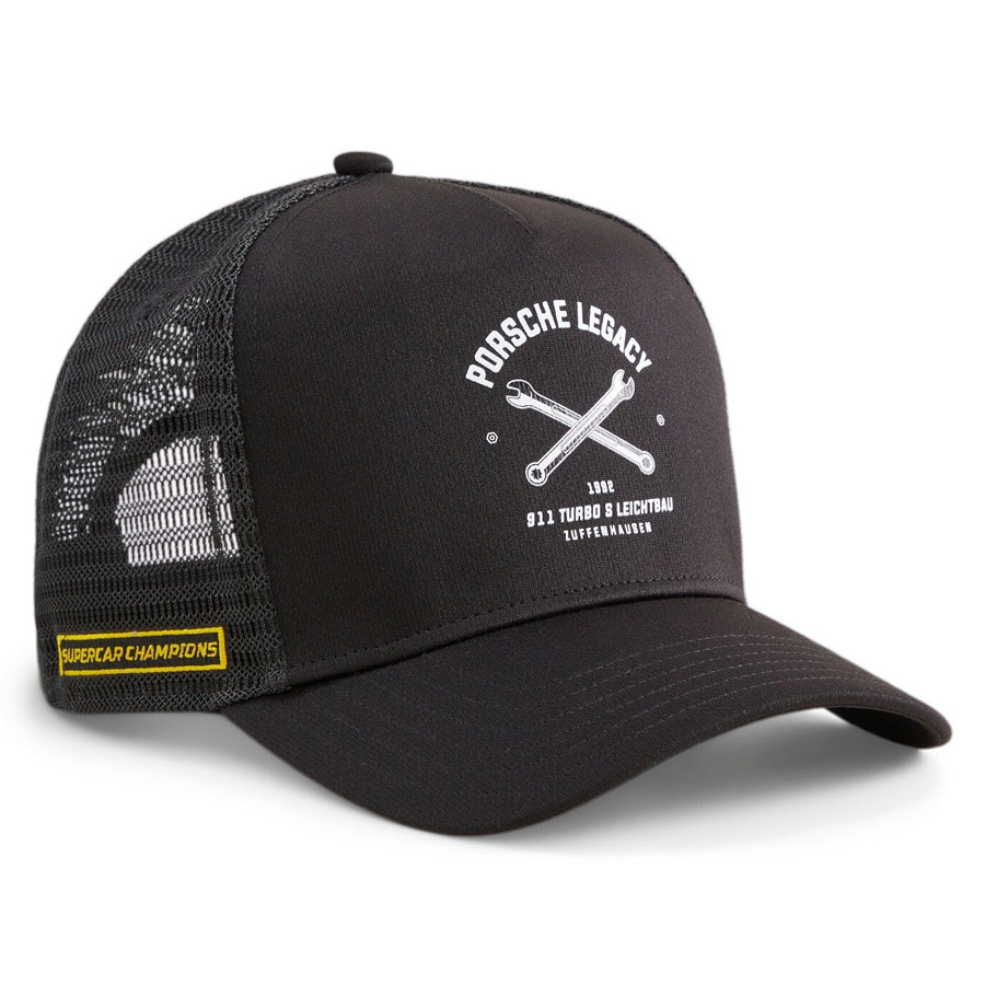 TIENDA-DE-FORMULA-1-MOTORSPORT-MOTO-GP-024779-01-PORSCHE-LEGACY-GARAGE-CREW-TRUCKER-CAP-BLACK