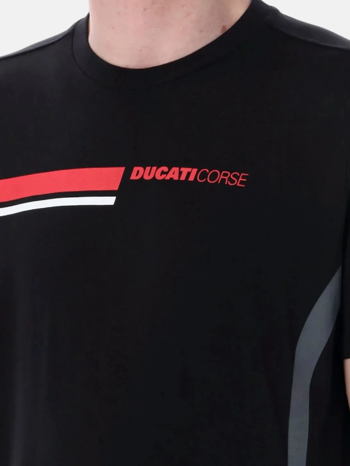 DUCATI CORSE MAN T-SHIRT BLACK - Imagen 5