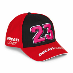 TIENDA-DE-FORMULA-1-MOTORSPORT-MOTO-GP-DU2346011-DUCATI-CORSE-BASTIANINI-23-BASBALL-CAP-RED