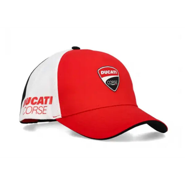 DUCATI CORSE MAN BASEBALL BADGE RED – Gp Store Latam