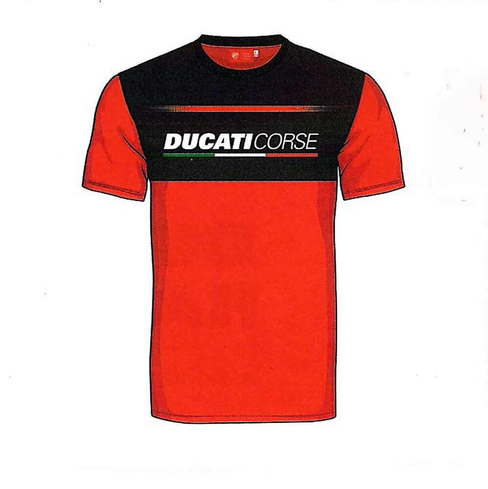 DU2336002M DUCATI CORSE MAN T-SHIRT RED - Imagen 5