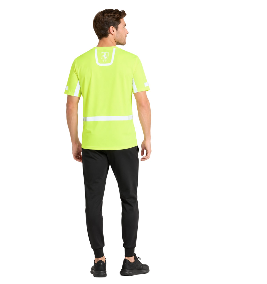 SCUDERIA FERRARI TEAM SETUP TEE YELLOW ALERT 2024 - Imagen 4