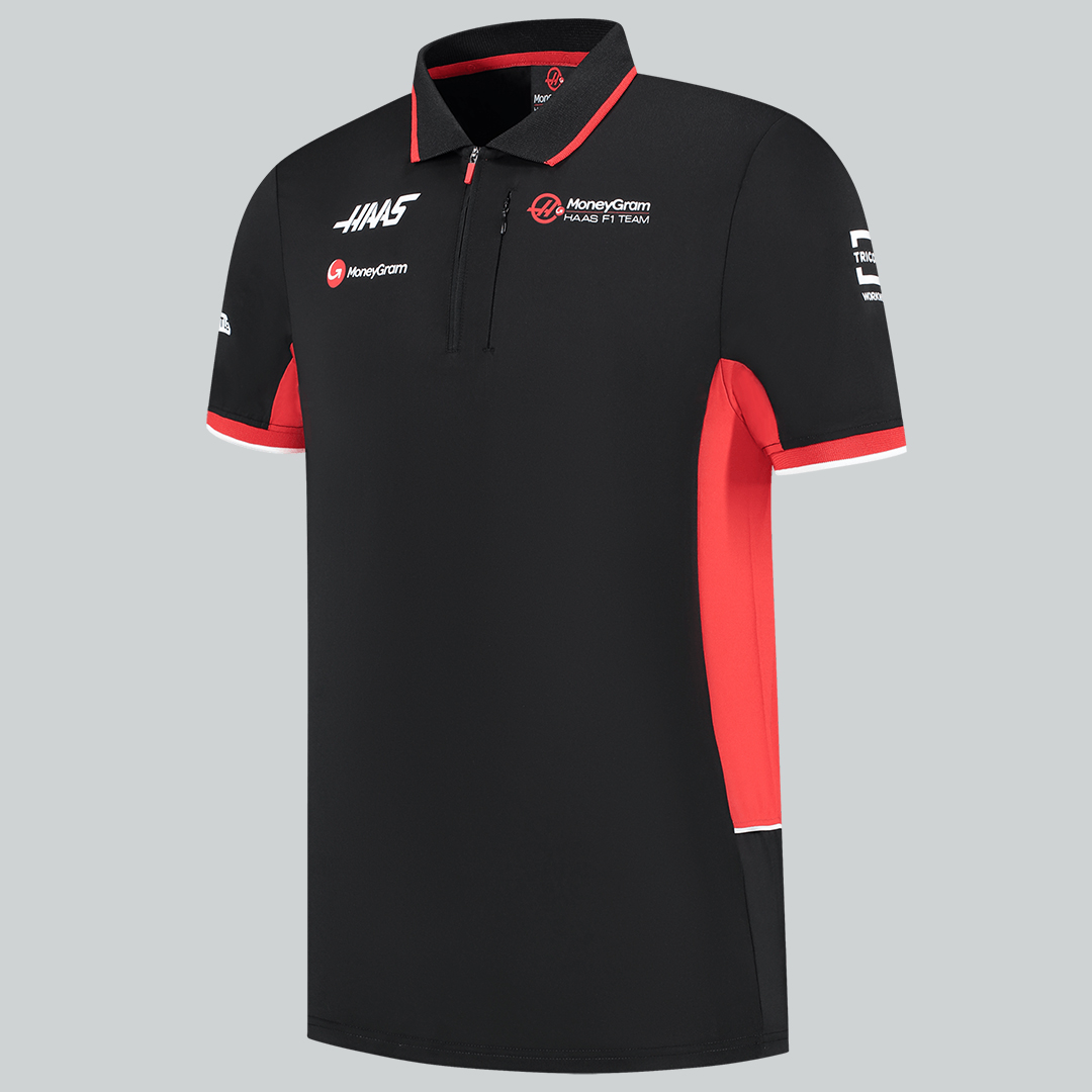 TIENDA-DE-FORMULA-1-MOTORSPORT-MOTO-GP-HAAS-F1-–-MENS-SLIM-FIT-POLO