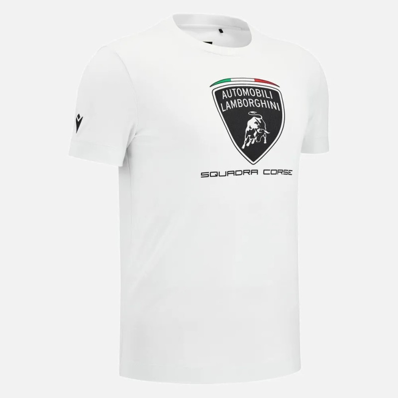 LAMBORGHINI SC63 HYPERCAR BIG SHIELD TEE WHITE - Imagen 6