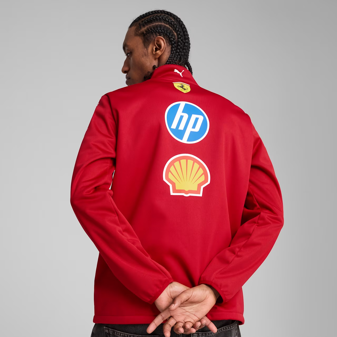 SCUDERIA FERRARI TEAM MEN'S SOFTSHELL JACKET 2025 – Gp Store Latam