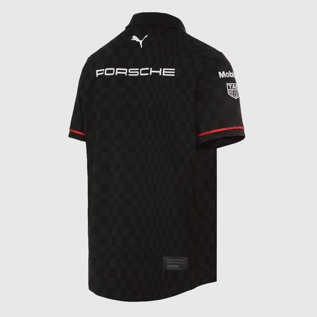 Porsche Motorsport T-Shirt Uomo/Unisex In Cotone Biologico - Bianco Con Logo, Taglia XS