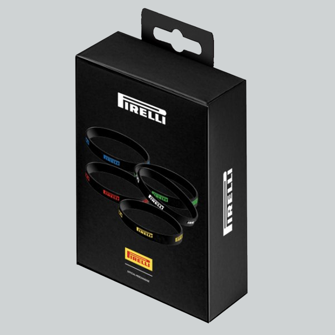 TIENDA-DE-FORMULA-1-MOTORSPORT-MOTO-GP-PRLI-P-00285-PIRELLI-OFFICIAL-MERCHANDISE-BRACELETS-BOX