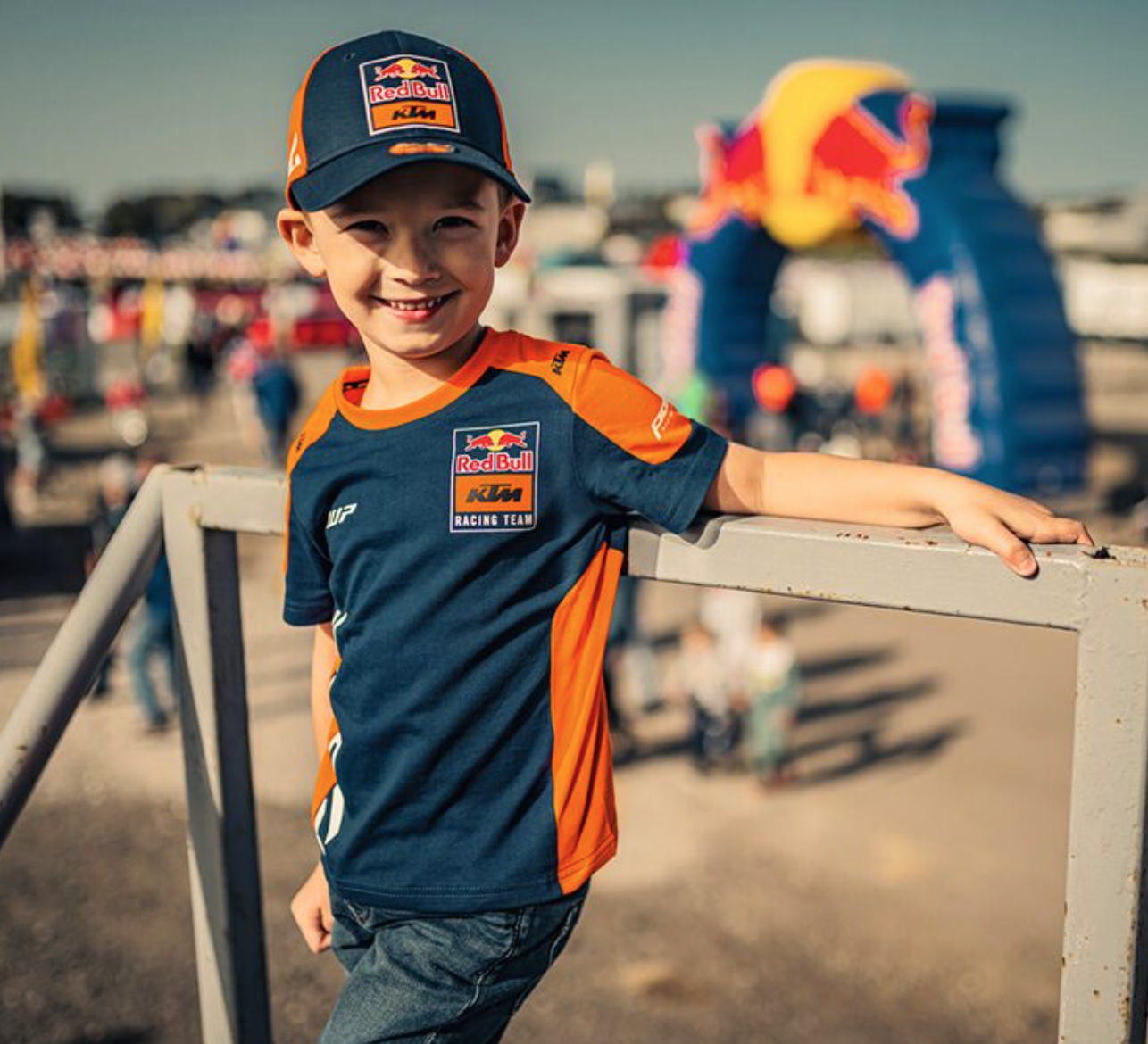 KTM REDBULL RACING TEAM KIDS TEE NAVY 2025