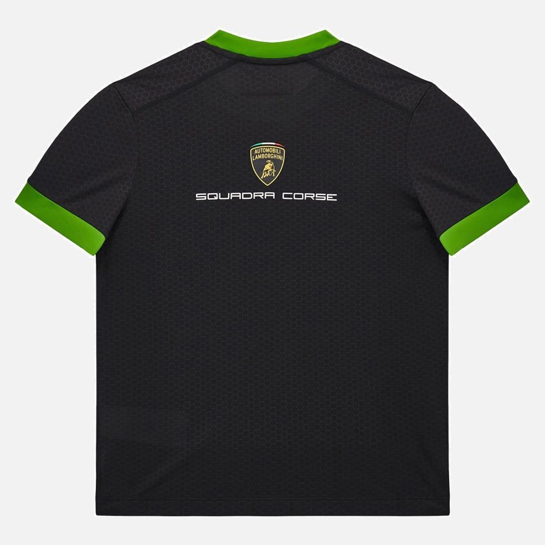 TIENDA-DE-FORMULA-1-MOTORSPORT-MOTO-GP-400023210001-LAMBORGHINI-SCUADRA-CORSE-TEAM-TEE-KIDS-BLACK-GREEN-2025