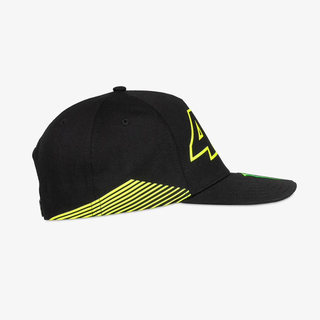 TIENDA-DE-FORMULA-1-MOTORSPORT-MOTO-GP-MOMCA530504-VALENTINO-ROSSI-46-DUAL-MONSTER-46-MAN-MID-VISOR-CAP-BLACK-2025