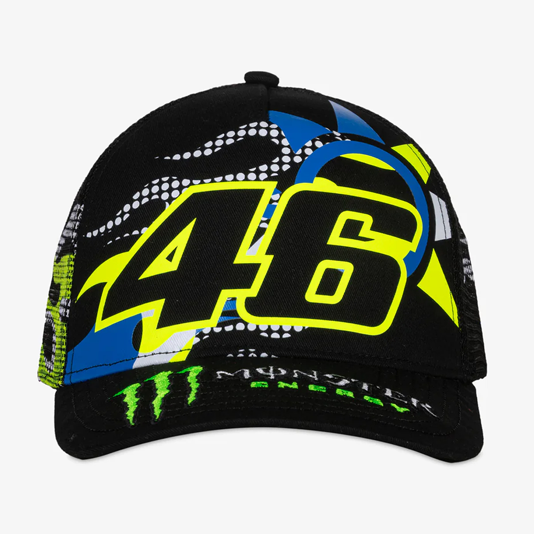 TIENDA-DE-FORMULA-1-MOTORSPORT-MOTO-GP-MOMCA530604-VALENTINO-ROSSI-46-DUAL-MONSTER-46-MAN-MID-VISOR-TRUCKER-BLACK-2025