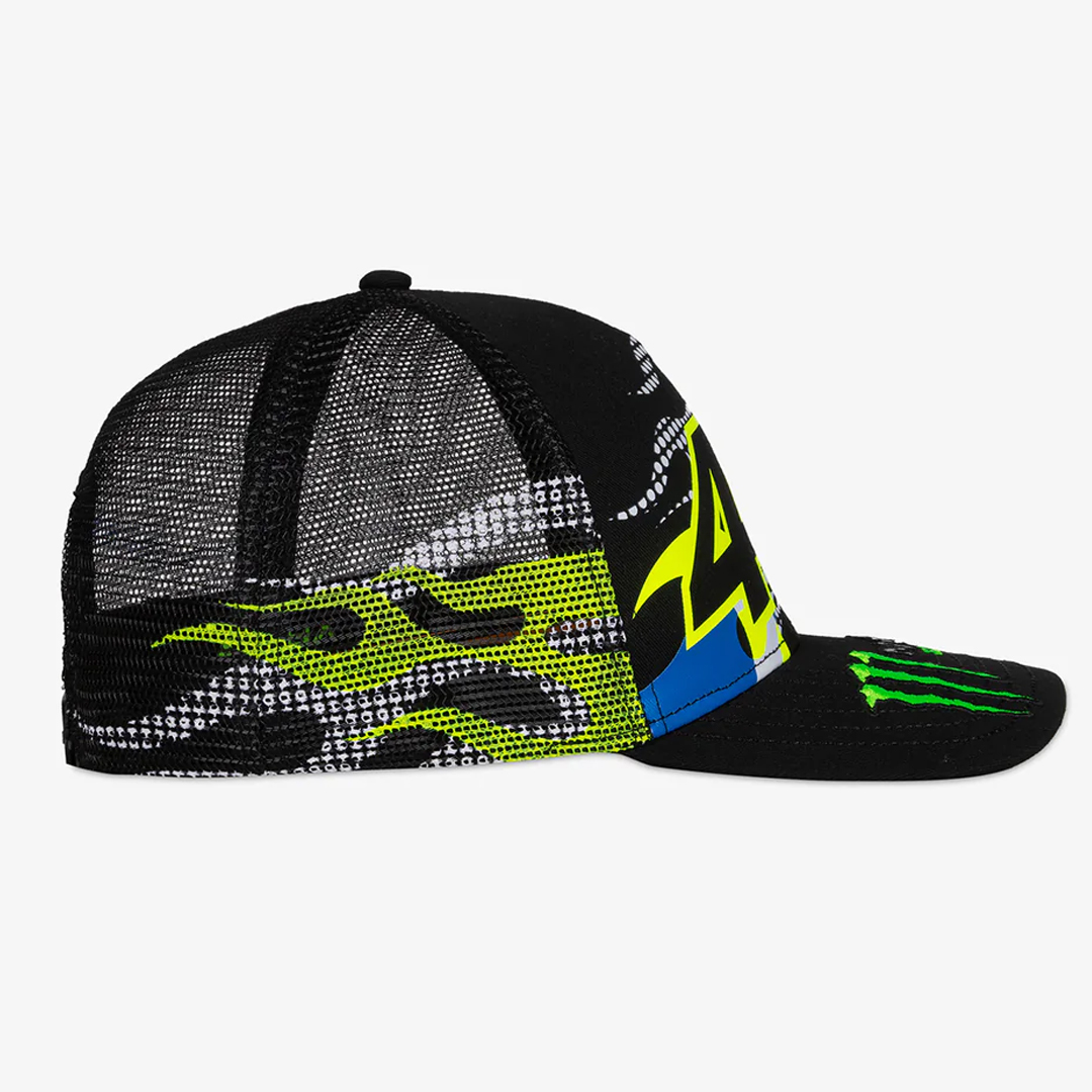 TIENDA-DE-FORMULA-1-MOTORSPORT-MOTO-GP-MOMCA530604-VALENTINO-ROSSI-46-DUAL-MONSTER-46-MAN-MID-VISOR-TRUCKER-BLACK-2025