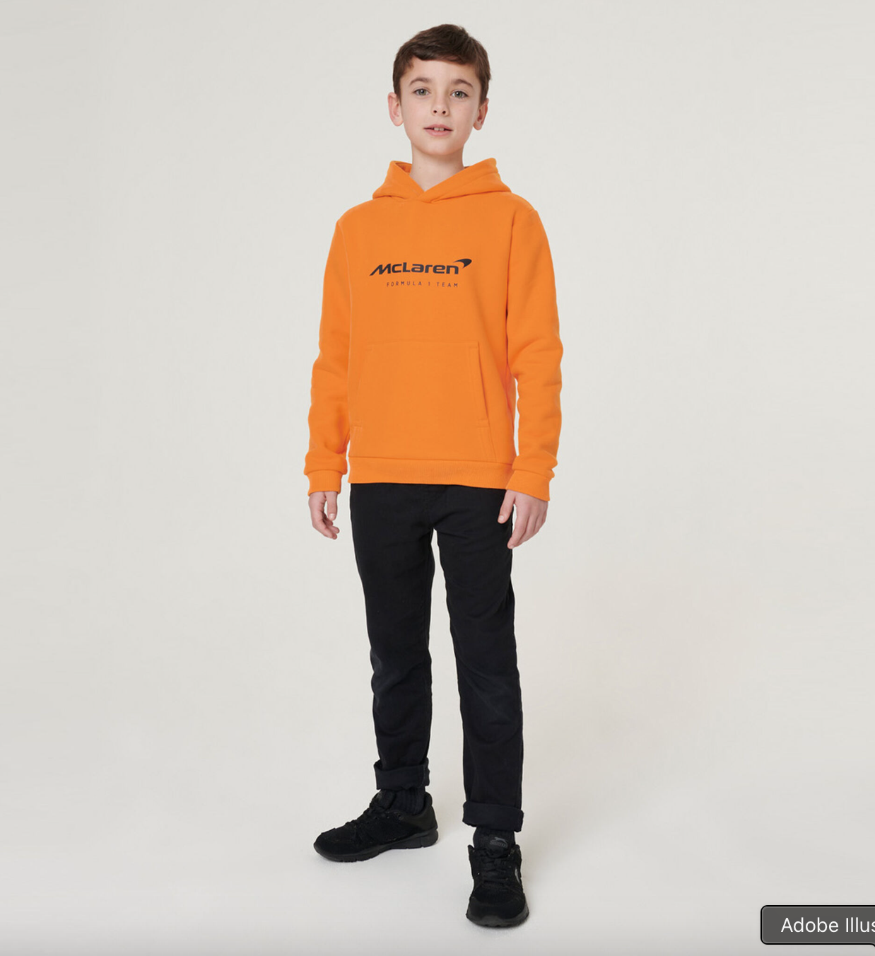 MCLAREN F1 CORE ESSENTIALS HOODIE JUNIOR AUTUMN GLORY 2025