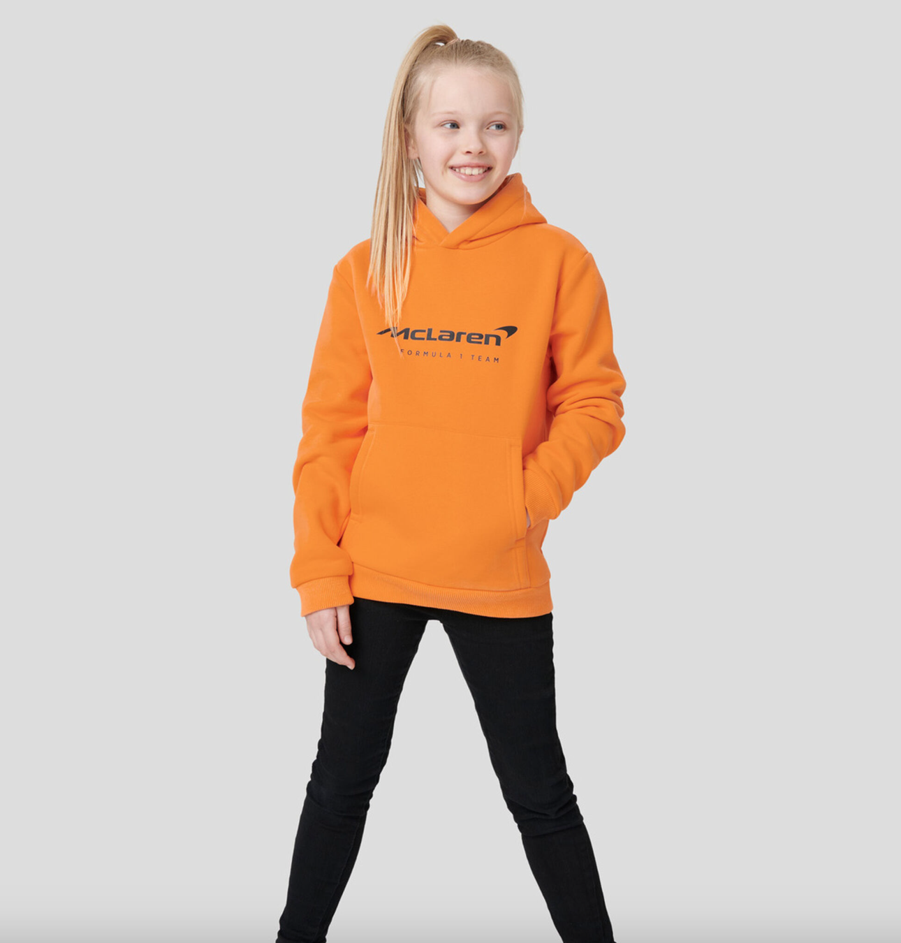 MCLAREN F1 CORE ESSENTIALS HOODIE JUNIOR AUTUMN GLORY 2025 - Imagen 5