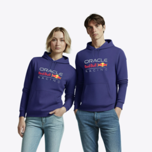 REDBULL RACING LARGE FRONT LOGO HOODIE UNISEX SKIPPER BLUE 2025