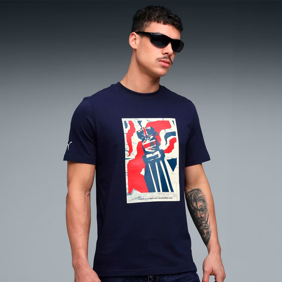 F1 GREAT BRITAIN SILVERSTONE TEE DEEP NAVY 2025 – Gp Store Latam