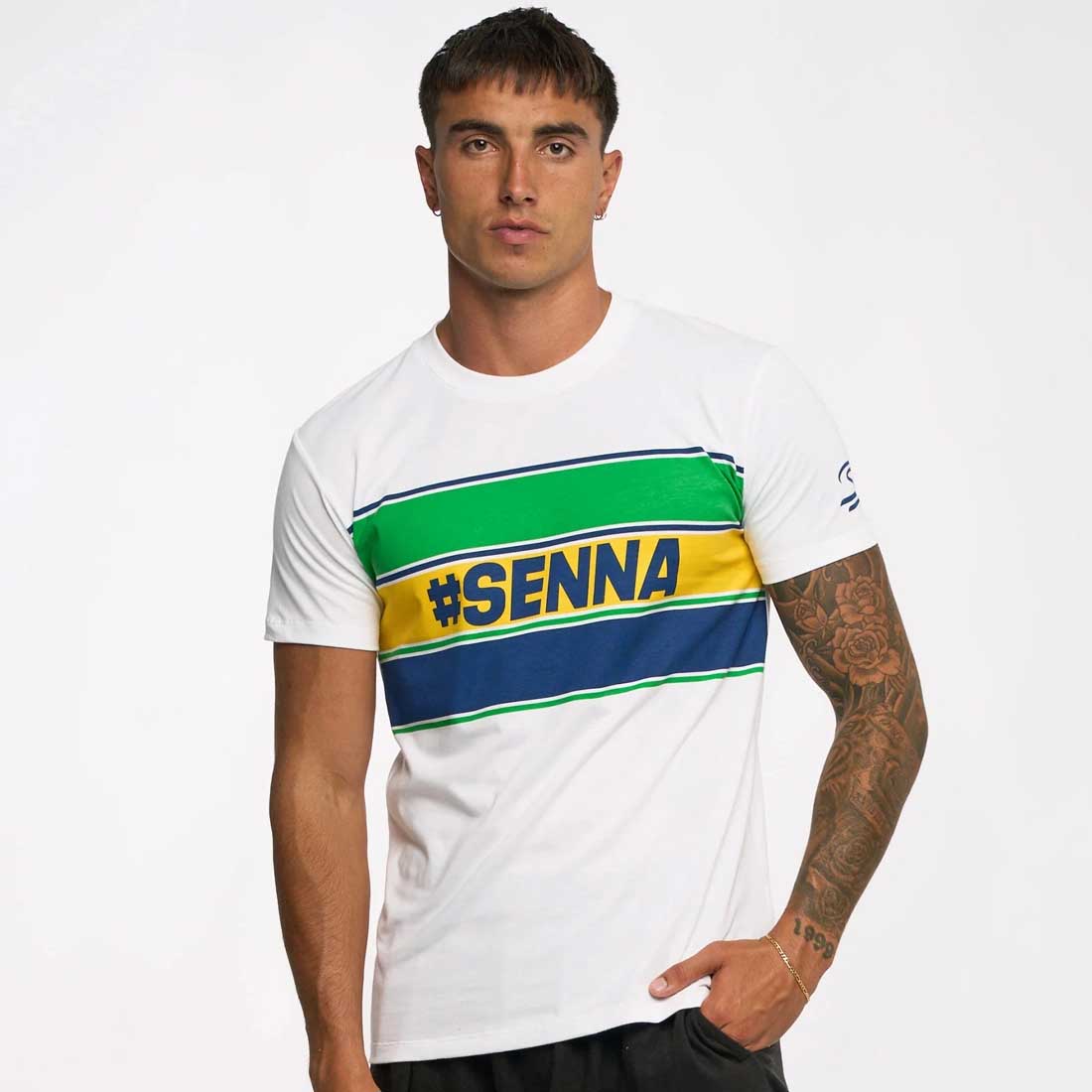 TIENDA-DE-FORMULA-1-MOTORSPORT-MOTO-GP-ASLE01004-WHT-AYRTON-SENNA-COTTON-TEE-MENS-WHITE-2025