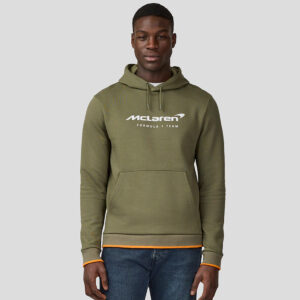 TIENDA-DE-FORMULA-1-MOTORSPORT-MOTO-GP-TU10942-100-McLAREN-F1-FW-CORE-ESSENTIALS-HOODIE-DEEP-LICHEN-GREEN-2025