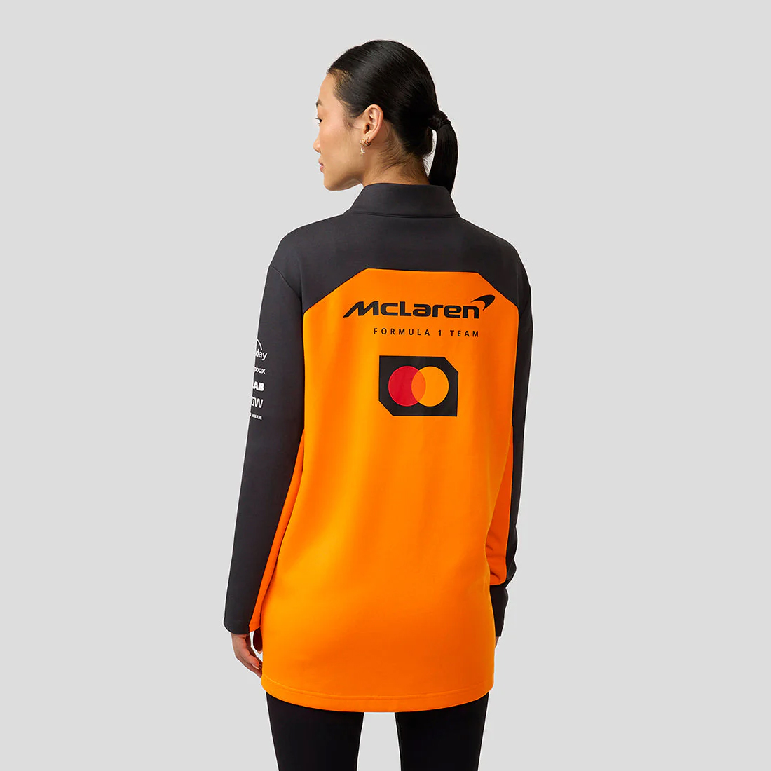 TIENDA-DE-FORMULA-1-MOTORSPORT-MOTO-GP-TU9919-088-McLAREN-F1-TEAM-QUARTER-ZIP-TOP-UNISEX-AUTUMN-GLORY-2025