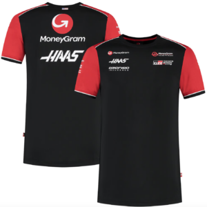 T-shirt Fitted Haas F1 Team Black