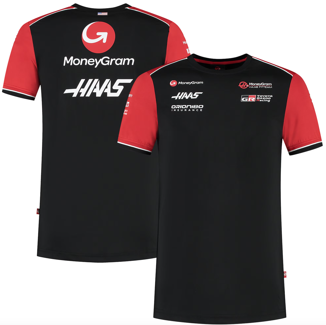 T-shirt Fitted Haas F1 Team Black