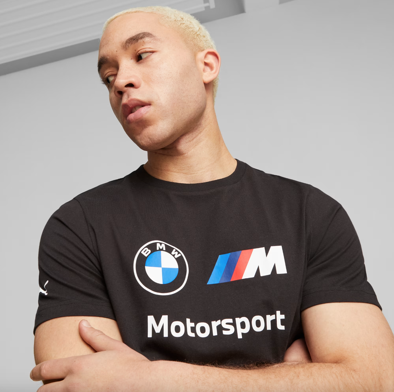 Camiseta con el logotipo de BMW M Motorsport Essentials black - Imagen 5