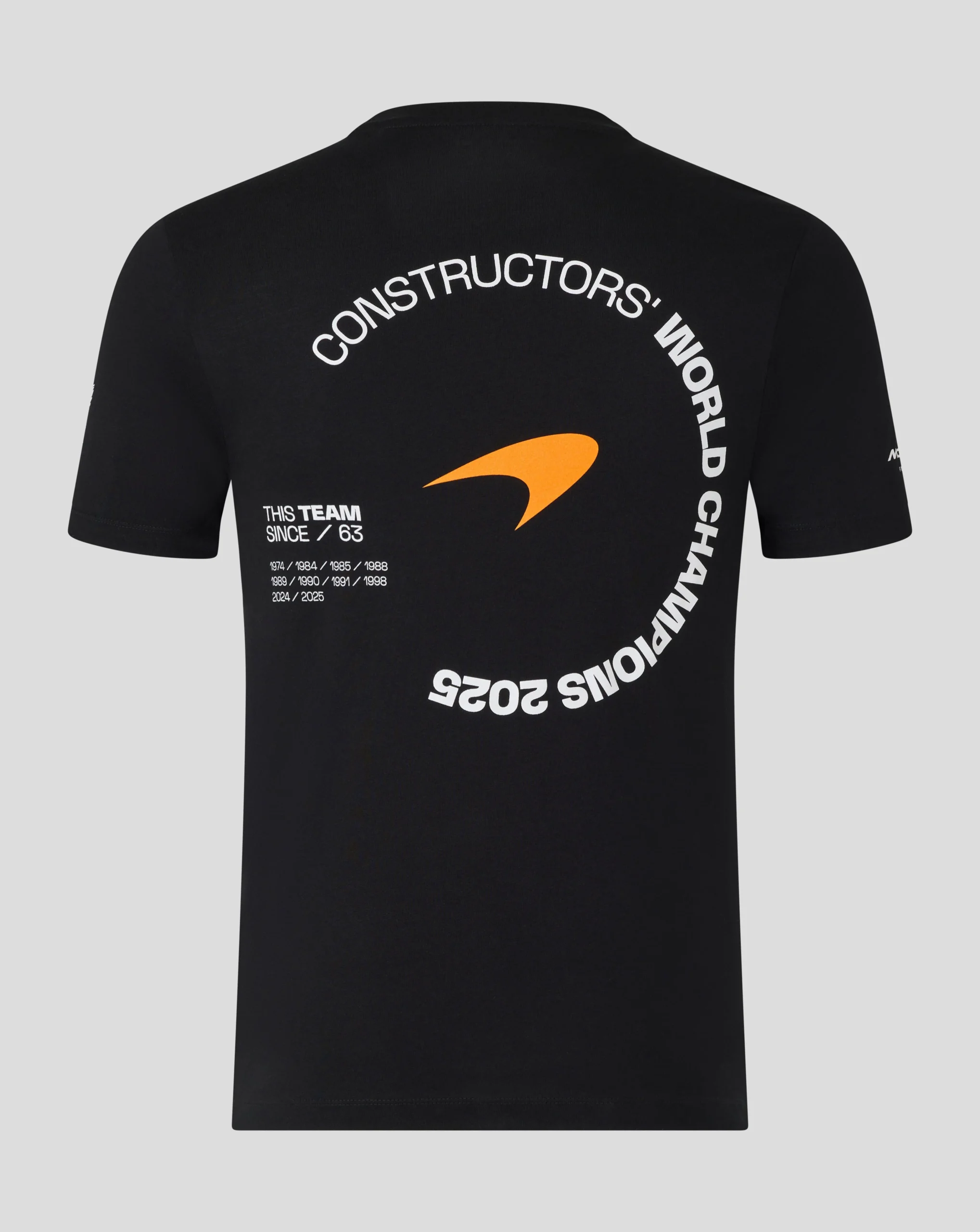 McLaren F1 2025 Constructors' Championship T-Shirt - Black - Imagen 2