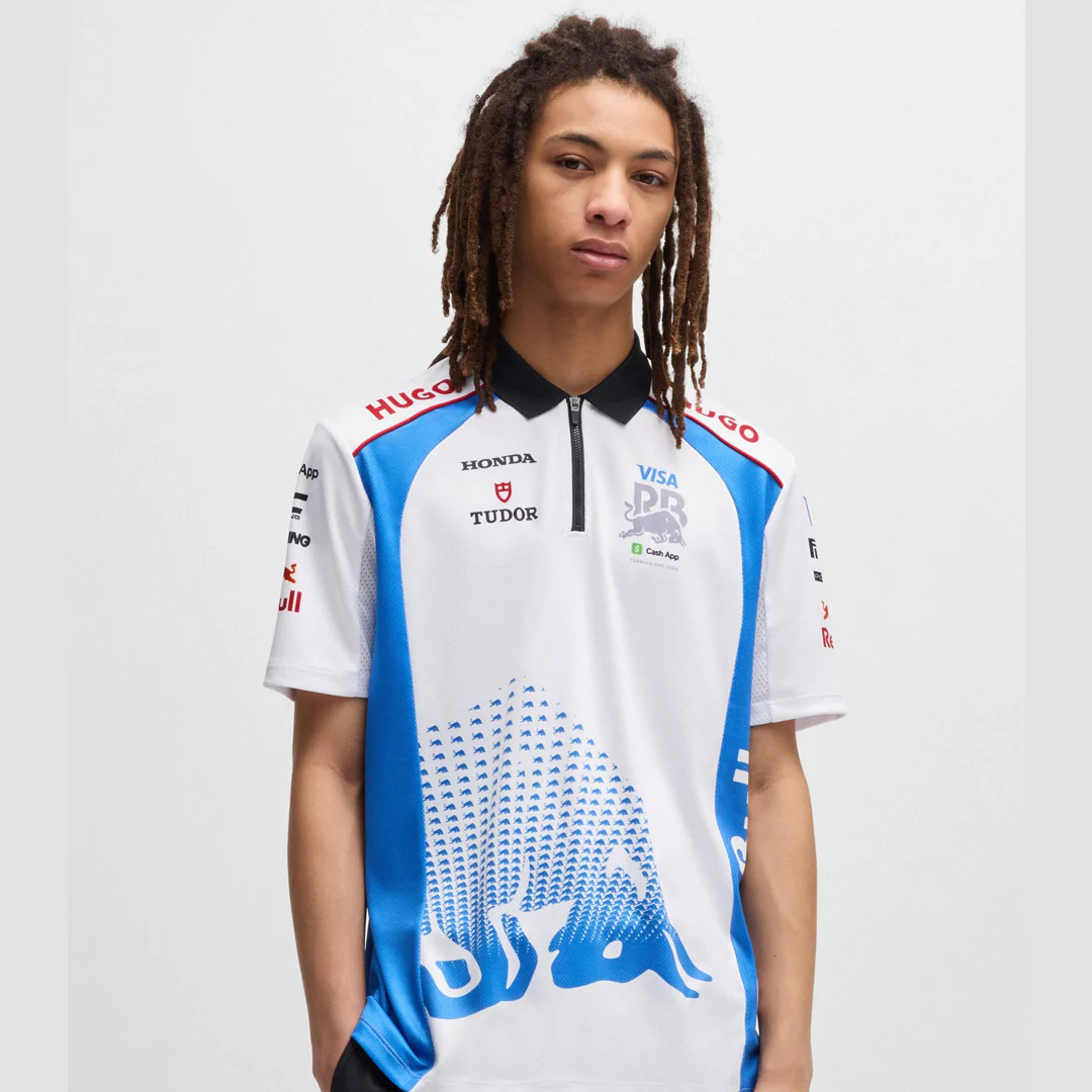 VISA CASH APP HUGO x VCARB fanwear polo shirt