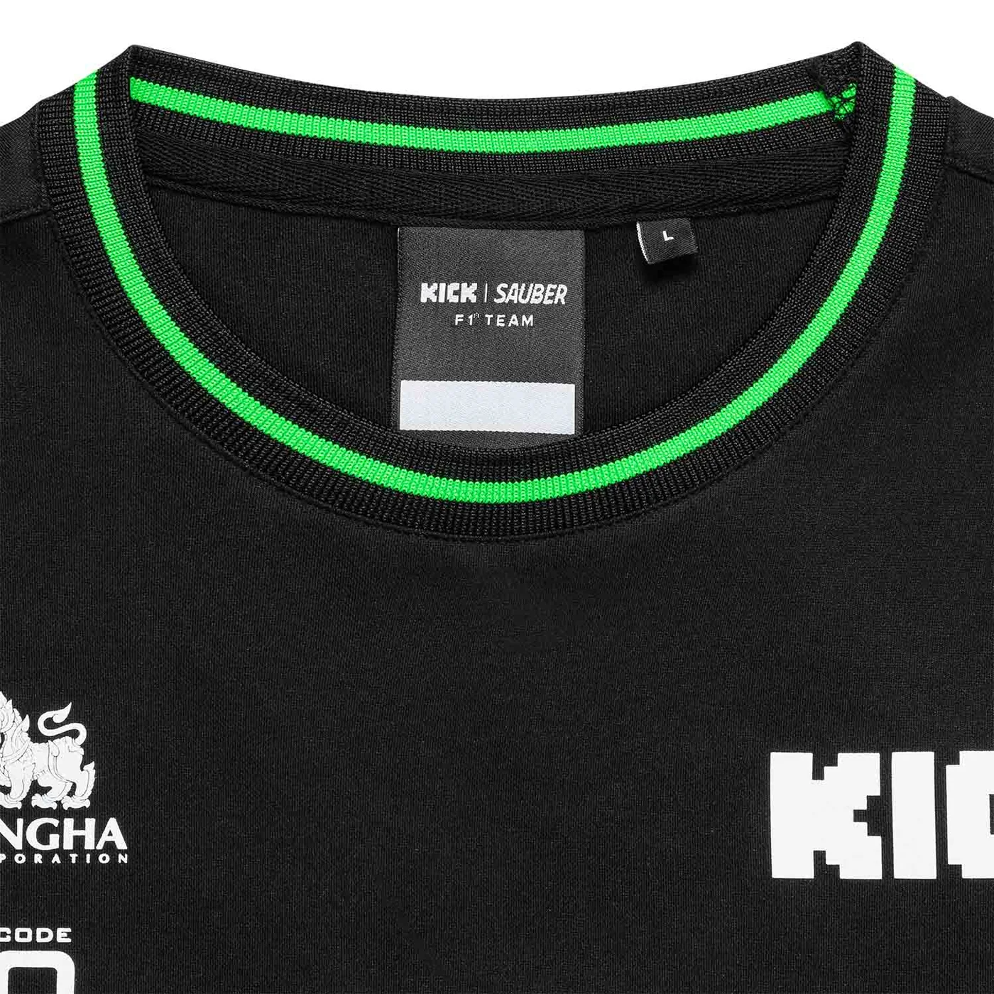 Stake F1 Kick Sauber 2025 Men's Team Polo Shirt - Black - Imagen 2