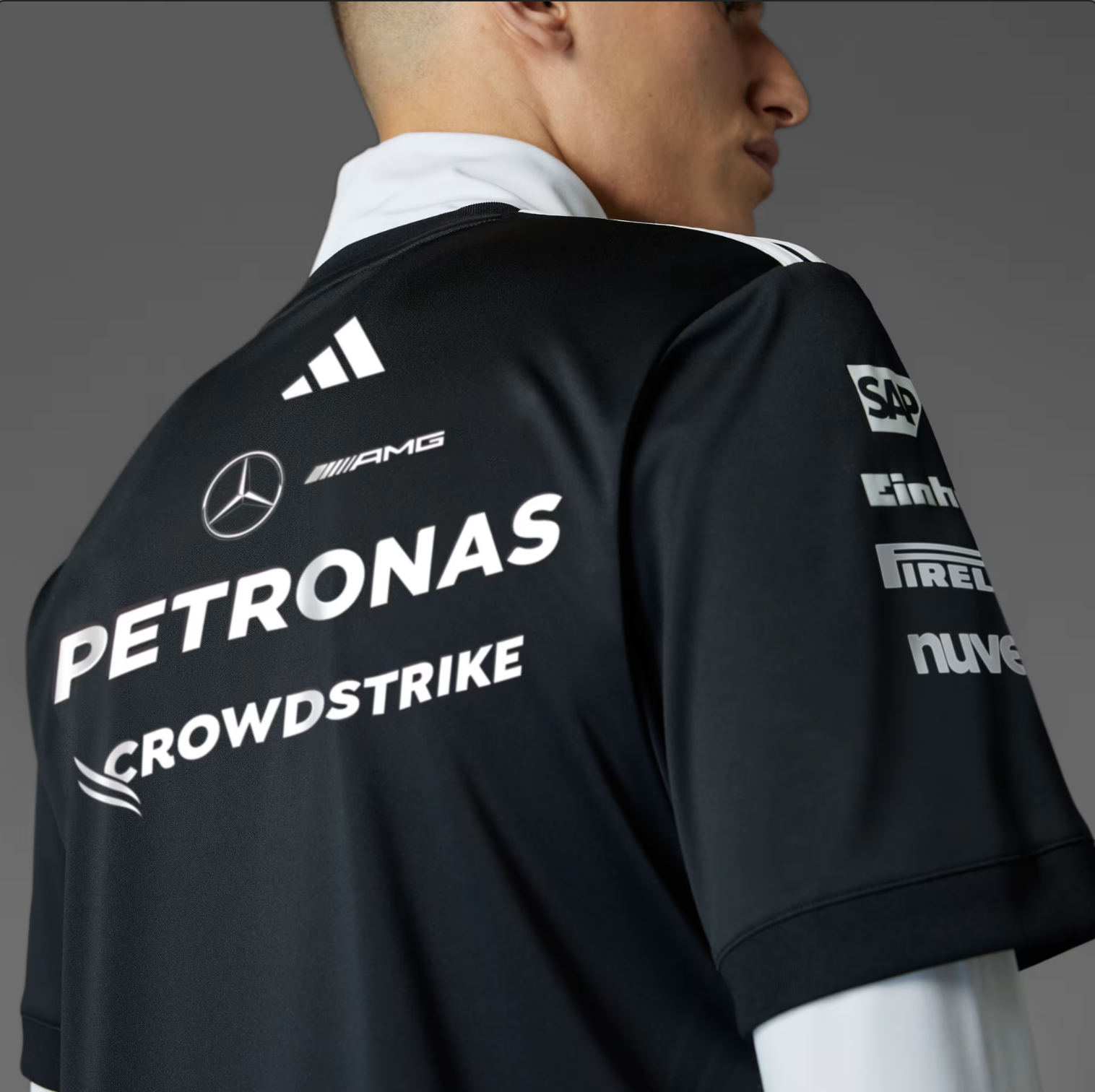 MERCEDES - AMG PETRONAS FORMULA ONE TEAM DRIVER JERSEY MEN - Imagen 2