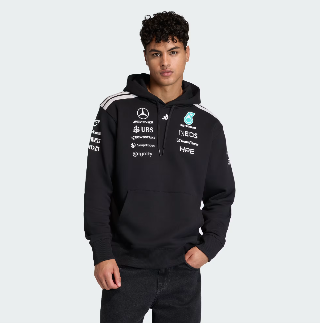 MAPF1 ADIDAS TEAM DRIVER HOODIE MENS BLACK