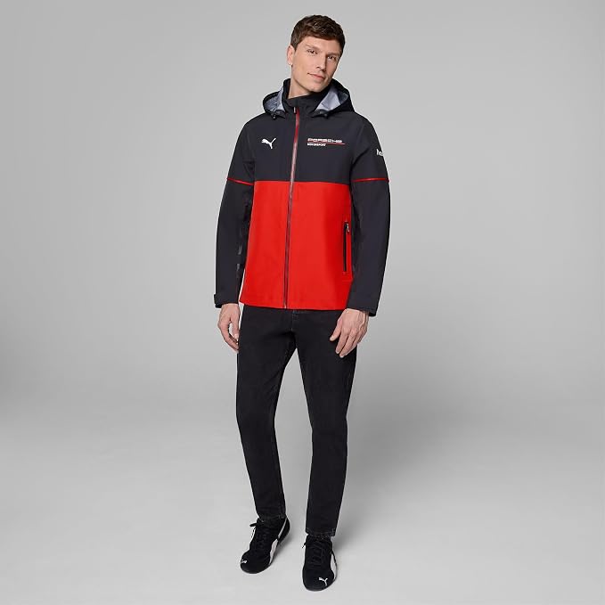 Porsche Motorsport Team Rain Jacket - Black - Imagen 4