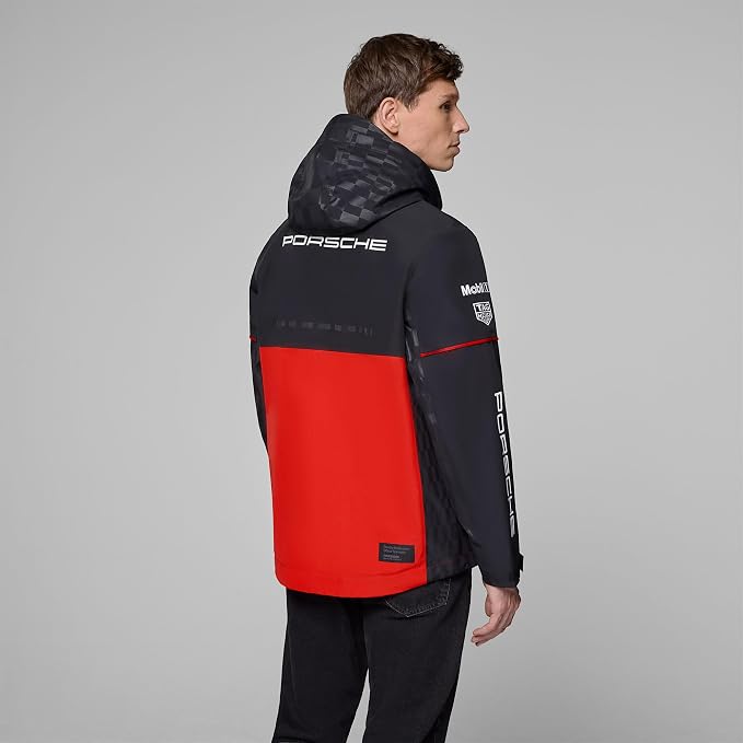 Porsche Motorsport Team Rain Jacket - Black - Imagen 6