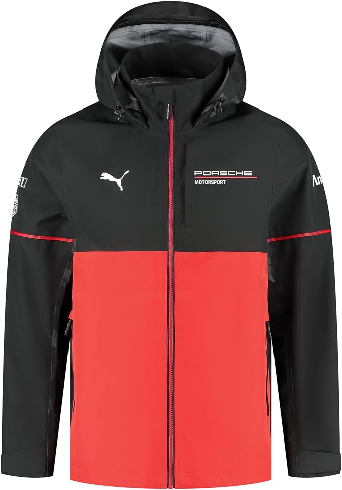 Porsche Motorsport Team Rain Jacket - Black - Imagen 3