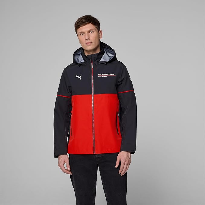 Porsche Motorsport Team Rain Jacket - Black