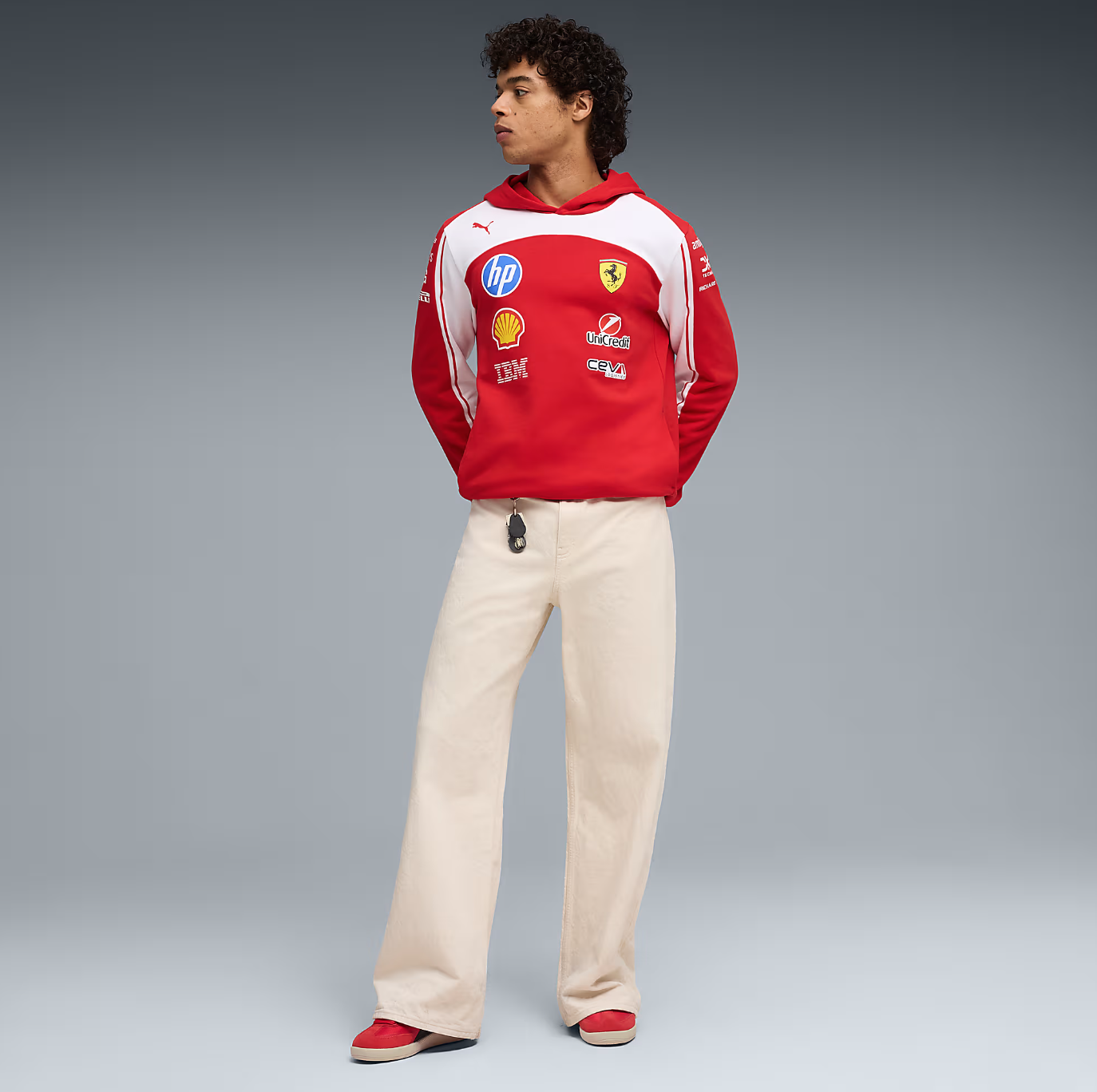 Sudadera con capucha unisex réplica de Scuderia Ferrari HP - 2026 - Imagen 5
