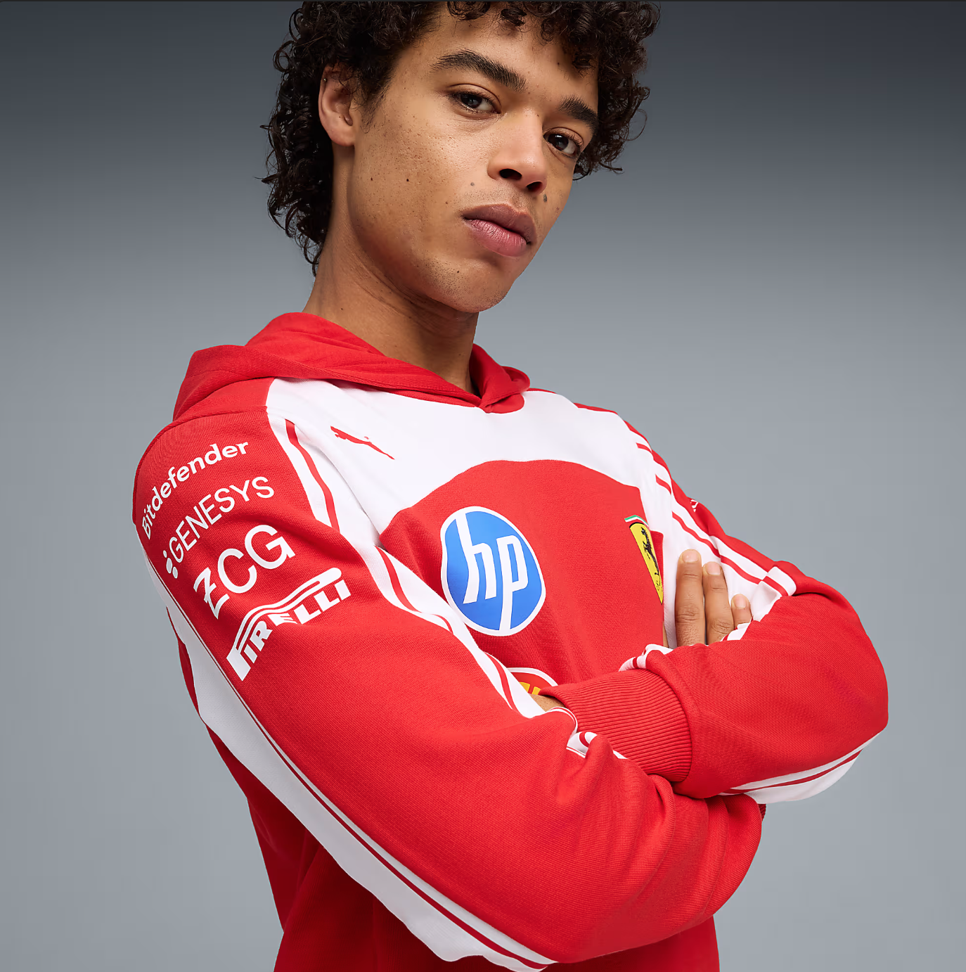 Sudadera con capucha unisex réplica de Scuderia Ferrari HP - 2026