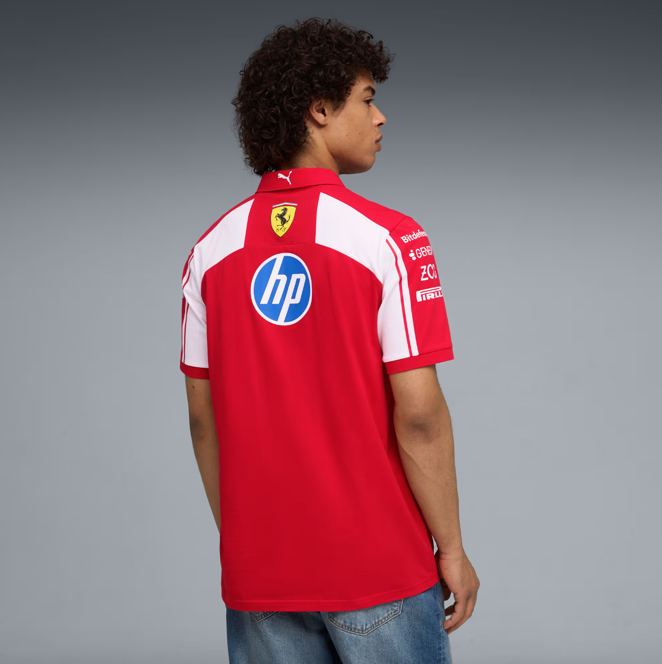 Polo unisex réplica Scuderia Ferrari HP - Imagen 2
